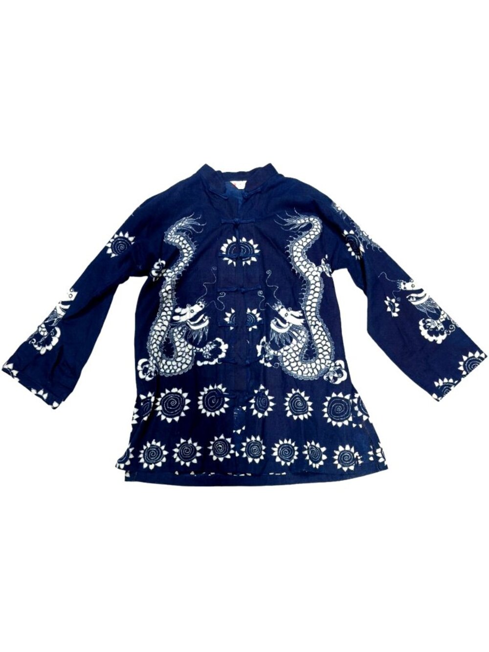 La Mei - Women's Chinese Style Phoenix + Peony Long Sleeve Top - Women's XXL